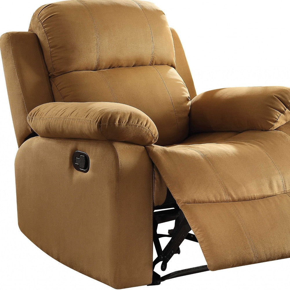 36" Blue Microfiber Recliner