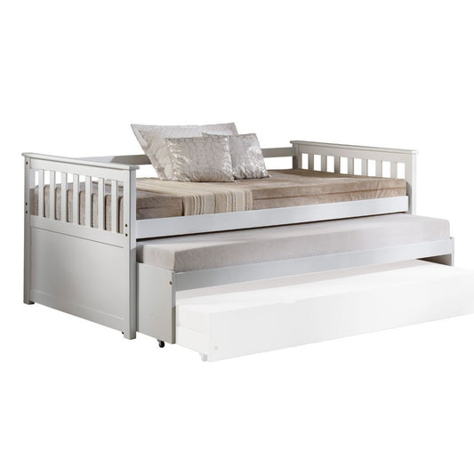 Twin Brown And Gray Bed With Trundle