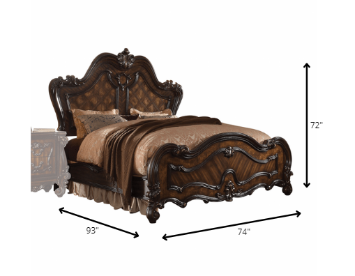 King Brown Bed