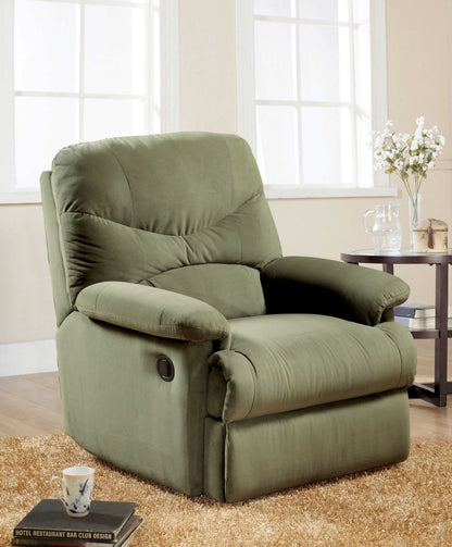 35" Sage Microfiber Recliner