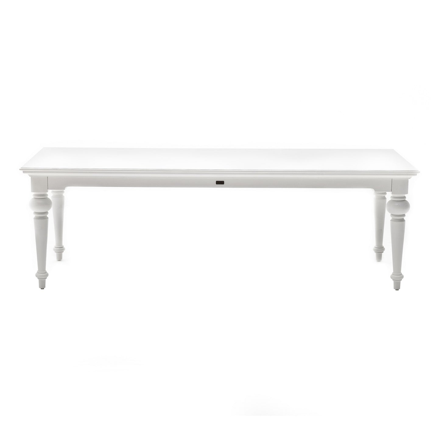 White Modern Farmhouse 94" Dining Table