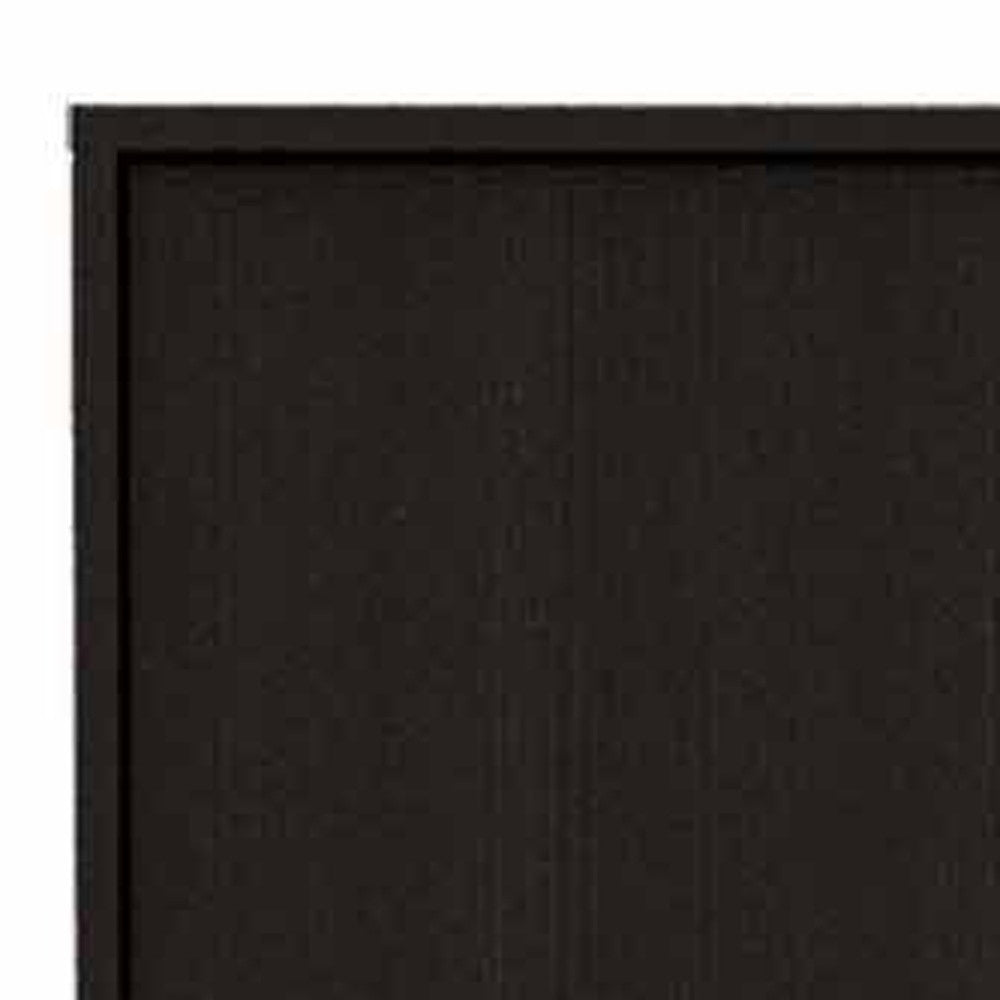 78" Modern Black Sleek and Tall Pantry Cabinet