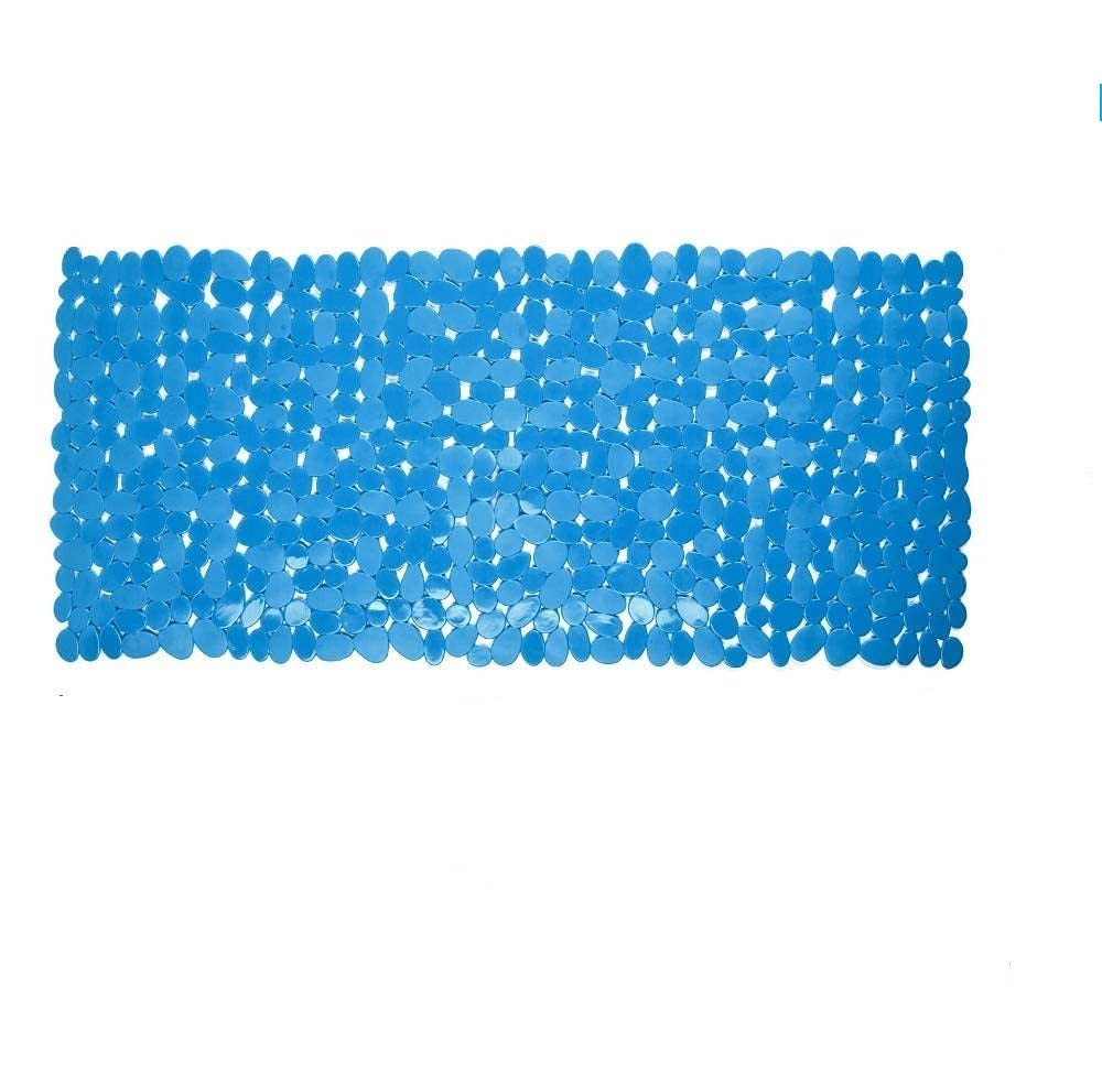 35" Blue Spa Pebbles Non Slip Bathtub Mat