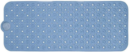 35" Blue Bubbles Non Slip Bathtub Mat