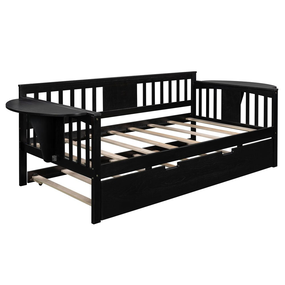 Espresso Twin Bed with Trundle