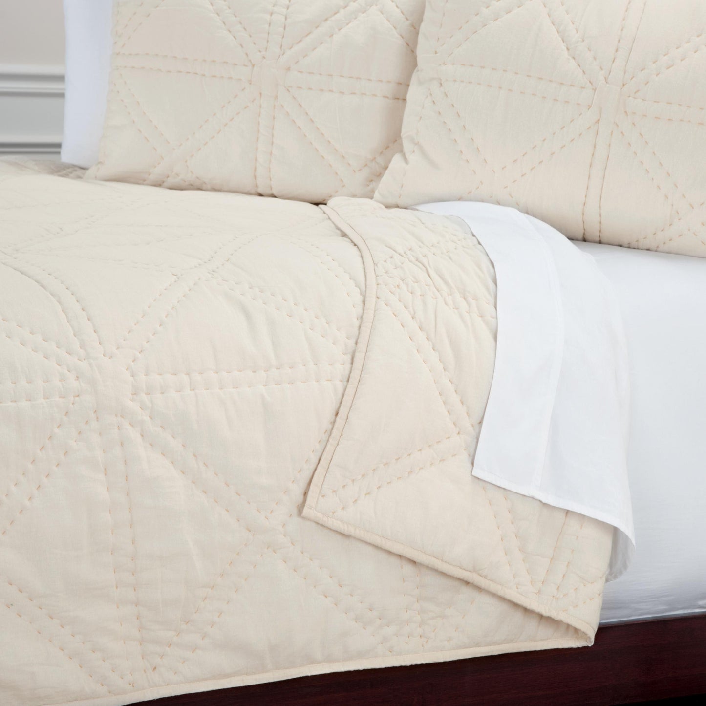 Natural King 100% Cotton 300 Thread Count Machine Washable Down Alternative Comforter