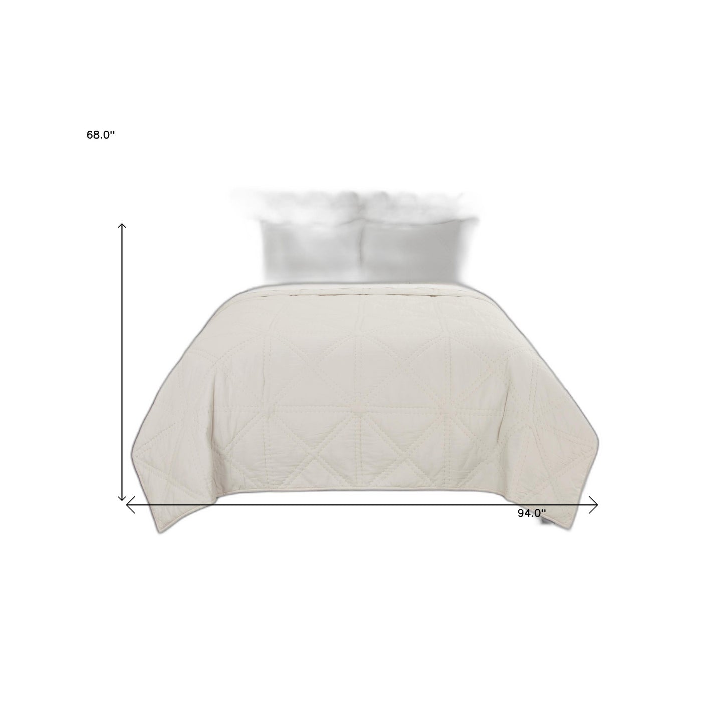 Natural Twin Extra Long 100% Cotton 300 Thread Count Machine Washable Down Alternative Comforter