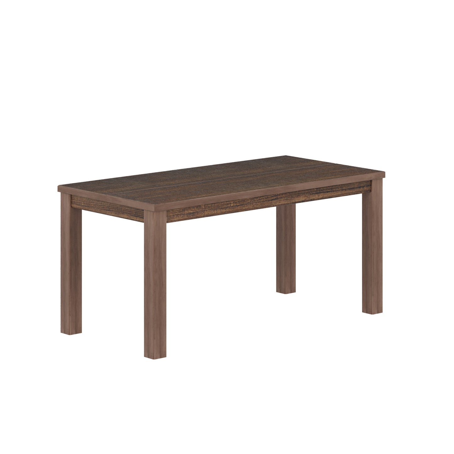 35" Espresso Solid Wood Dining Table