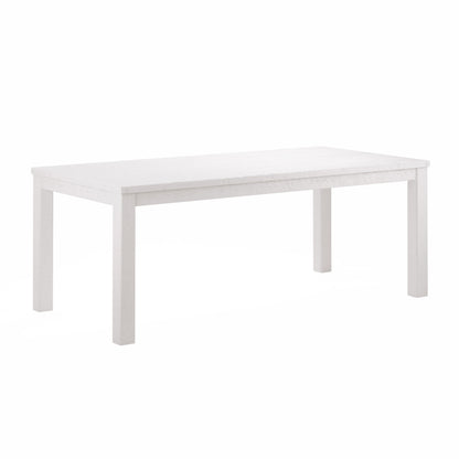 35" Gray Solid Wood Dining Table