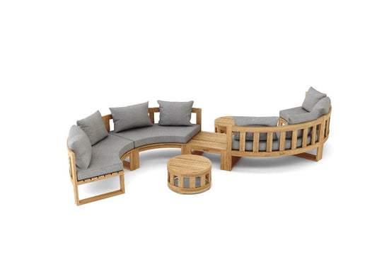 SET-813 Circular Modular Deep Seating Set