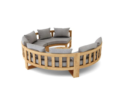 SET-810 Circular Modular Deep Seating Set