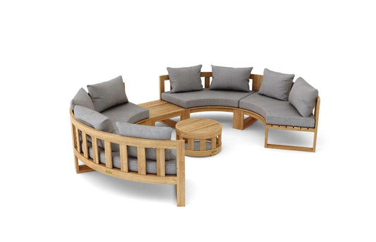 SET-811 Circular Modular Deep Seating Set