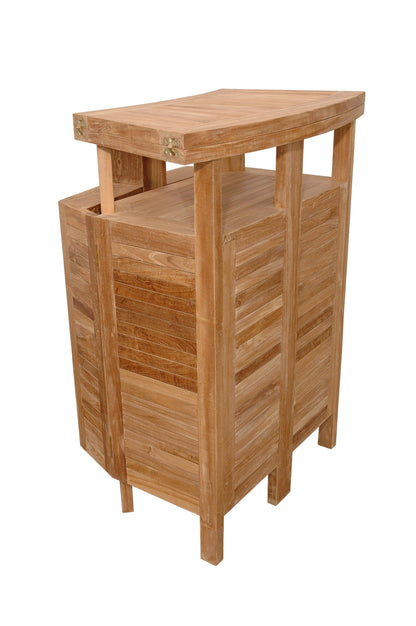 Outdoor Bar Altavista Folding Teak Bar Table - Patio Bar Men's Digs