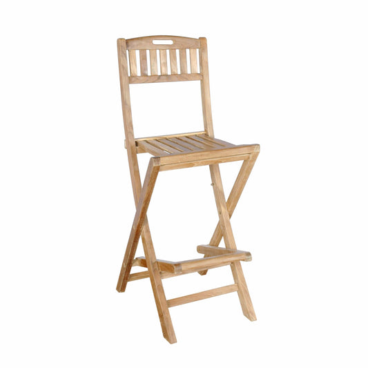 Outdoor Chair Altavista Folding Teak Bar Chair Men's Digs