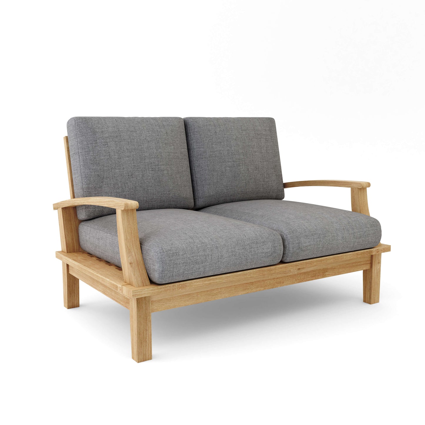 Outdoor Seating Brianna Deep Seating Loveseat + Cushion Men's Digs