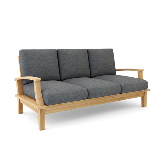 Outdoor Seating Brianna Deep Seating Sofa + Cushion Men's Digs