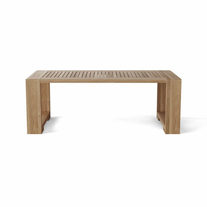 Outdoor Tables Capistrano Rectangular Teak Coffee Table Men's Digs