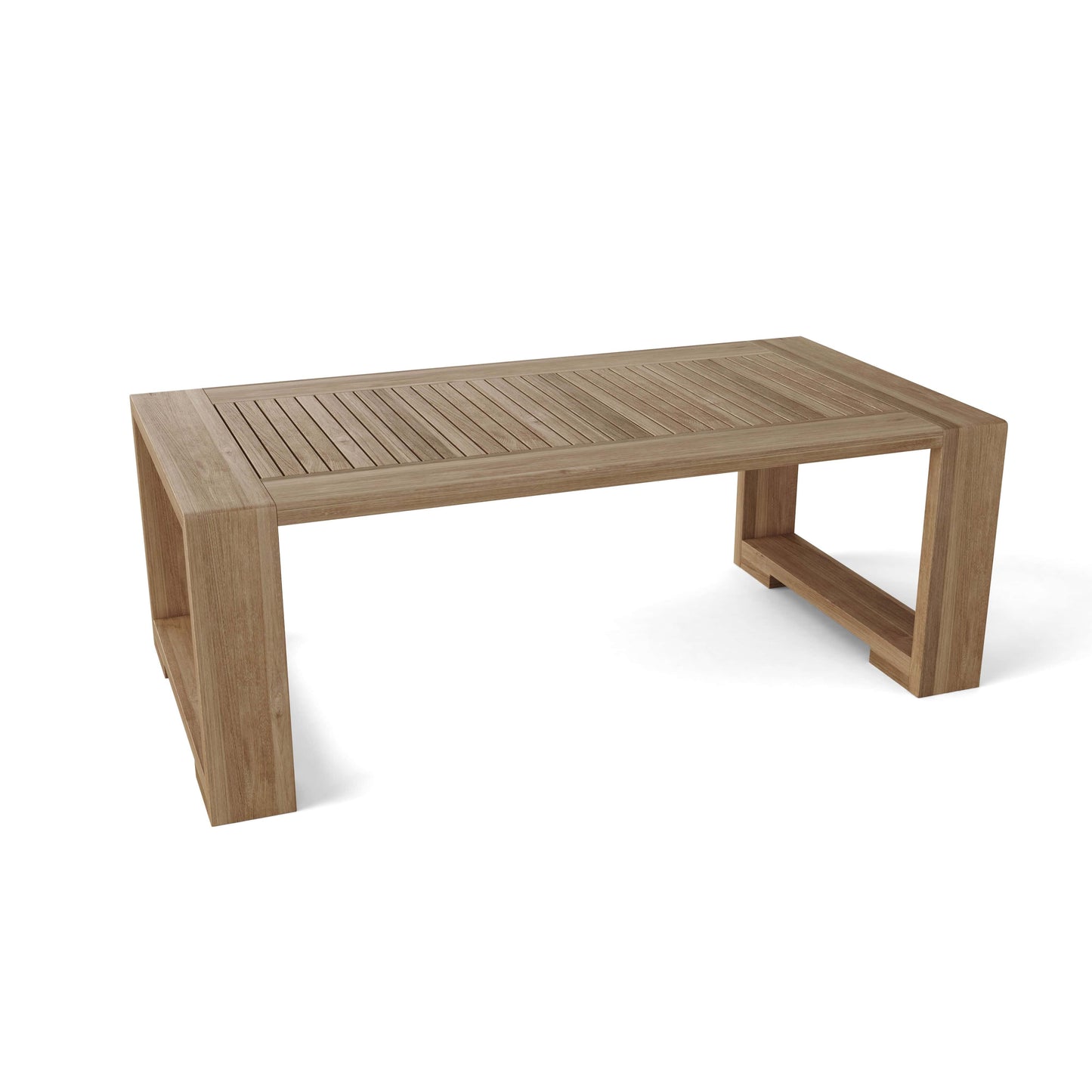 Outdoor Tables Capistrano Rectangular Teak Coffee Table Men's Digs